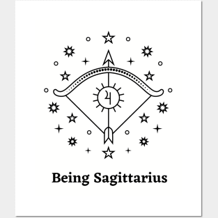 Being Sagittarius Posters and Art